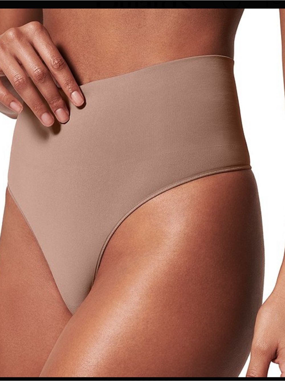SPANX Cafe Au Lait Seamless Thong